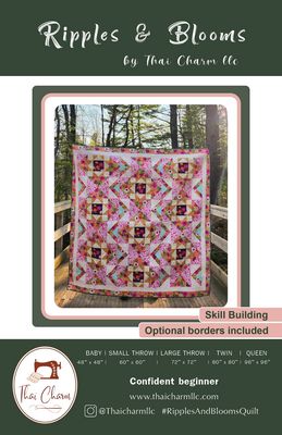 Ripples & Blooms Quilt Pattern