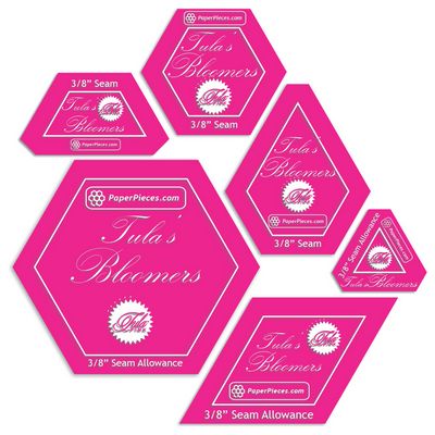 Bloomers (6 Piece) Acrylic Fabric Cutting Template