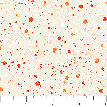 Tossed Skulls Bone 44"/45" Cotton Fabric Per Yard