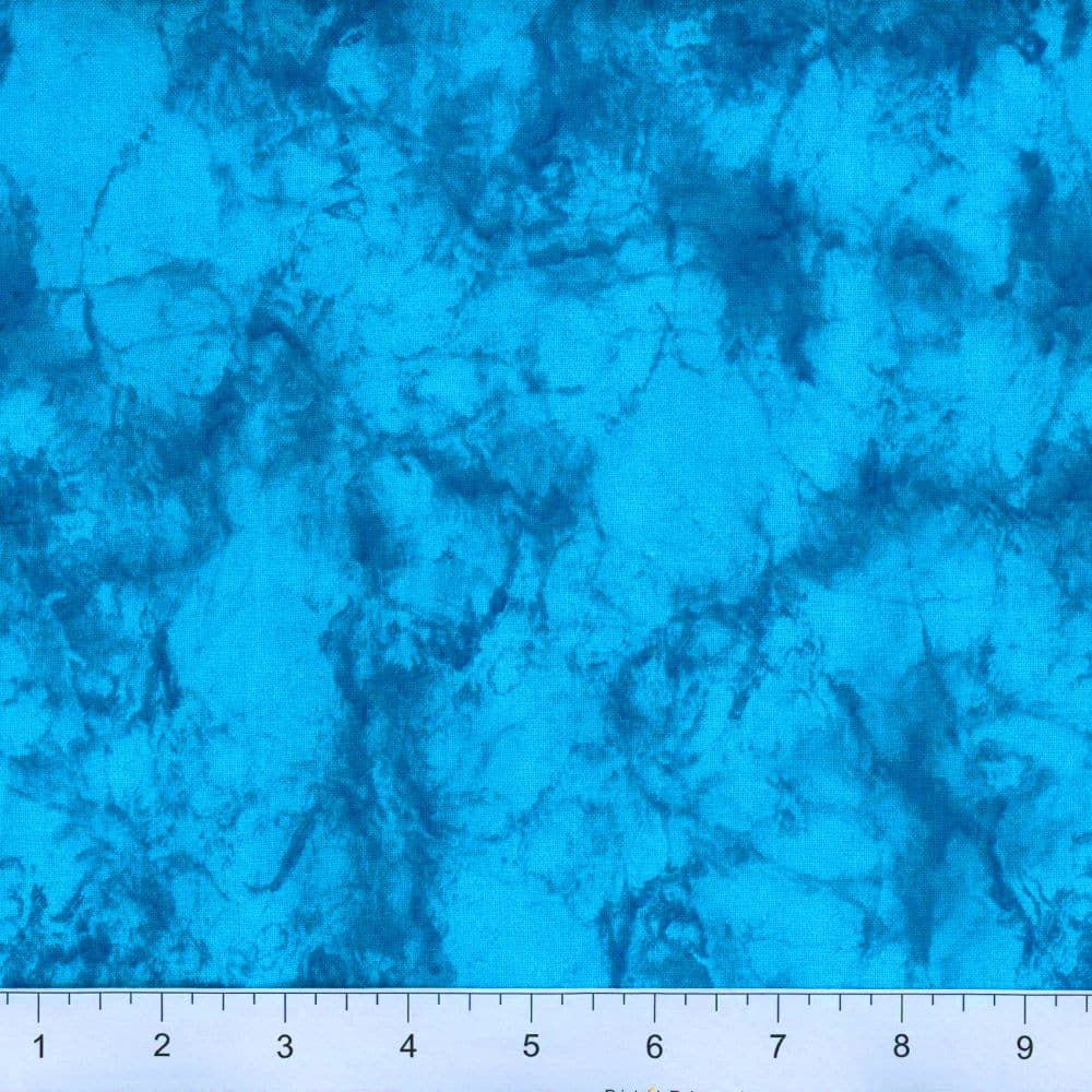 Turquoise Marble 108" wide Fabric per yard