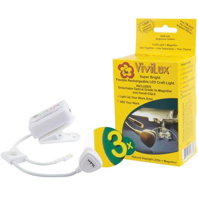 ViviLux Craft Light 2in Round Optical Grade 3x Mag