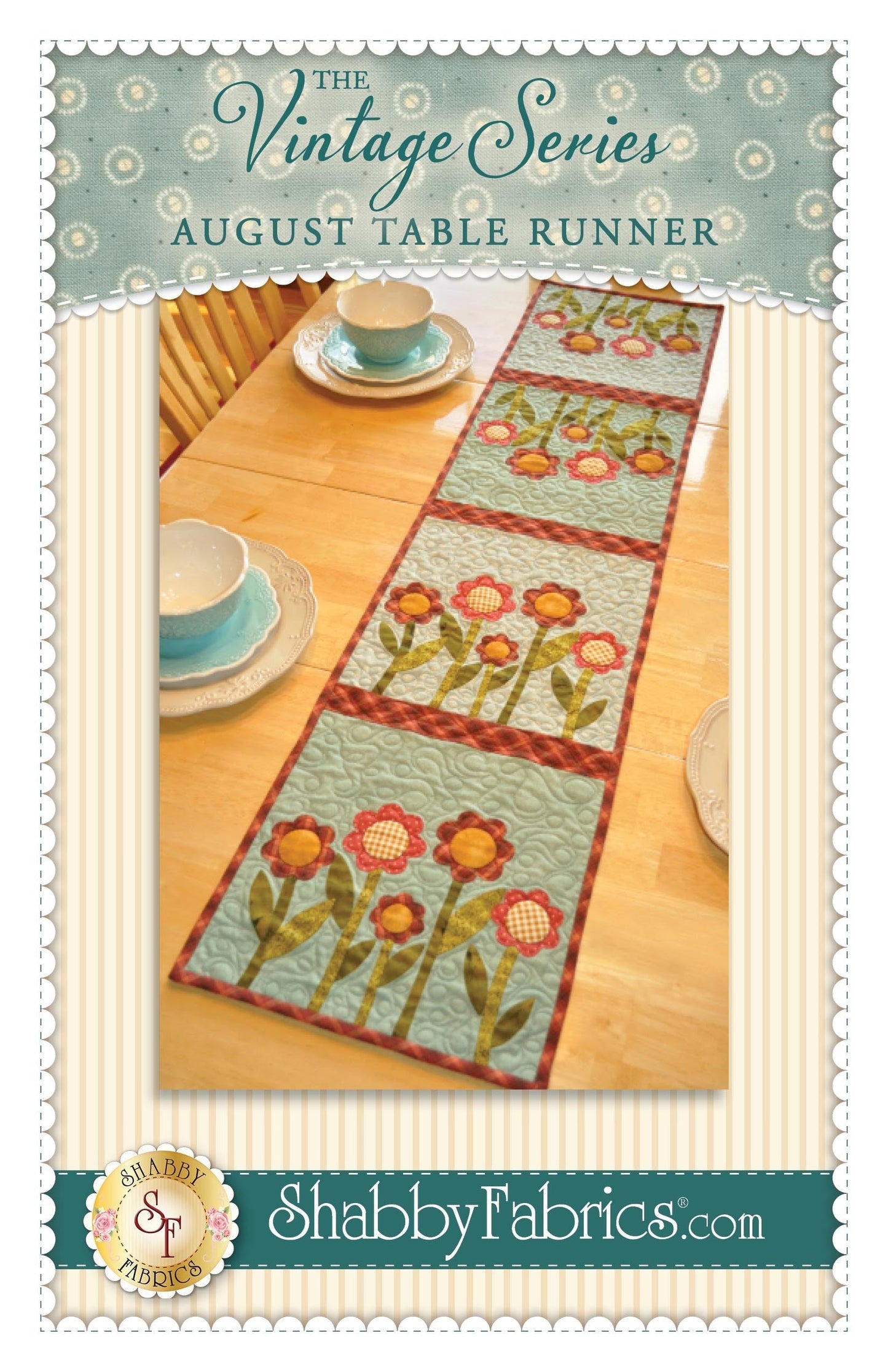 Vintage Series Table Runner - August