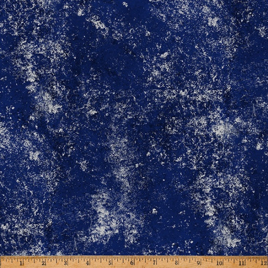Brilliance Basics Navy Silver 44"/45" Fabric per Yard