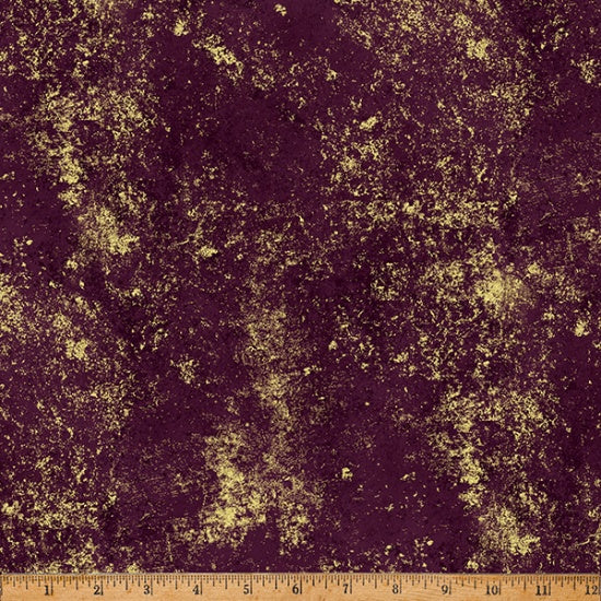 Brilliance Basics Plum Gold 44"/45" Fabric per Yard