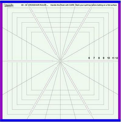 Cross Hair Square 6pt 8.5in
