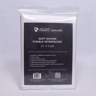 Soft Woven Fusible Interfacing Pack 22in x 5 yds