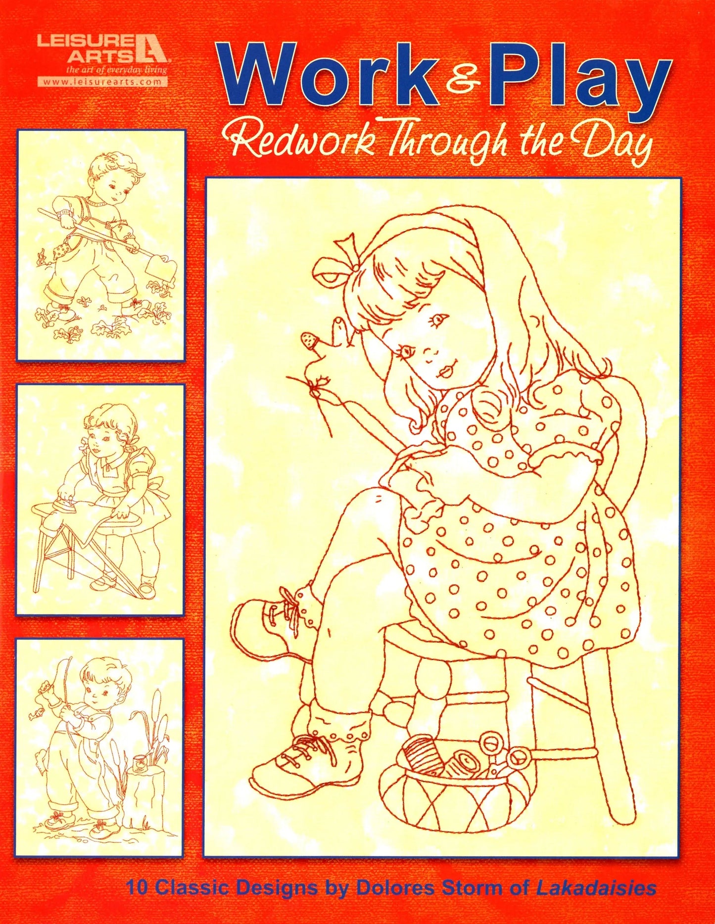 Work and Play Redwork Through the Day