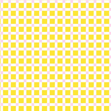Yellow/Soft Pink Hopscotch Colorblock Party 43/44" Cotton Fabric Per Yard