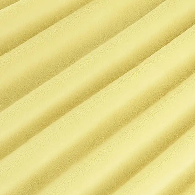 Yellow Solid Cuddle 3 58/60" Fabric per yard