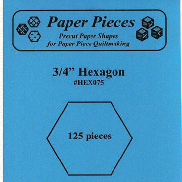 Hexagon 3/4in 125pcs