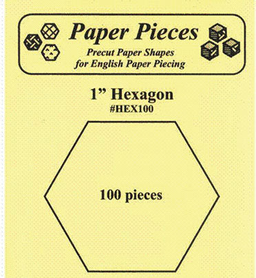 Hexagon 1in 100 Pcs