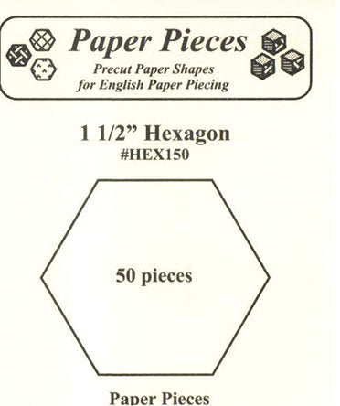Hexagon 1-1/2in 50 Pcs