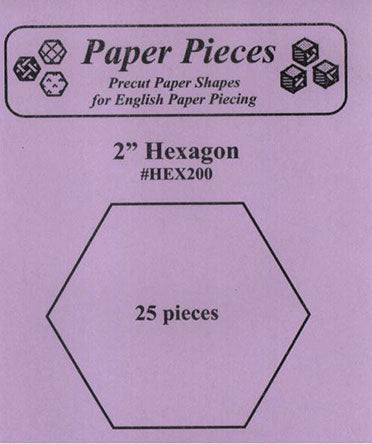 Hexagon 2in 25 Pcs