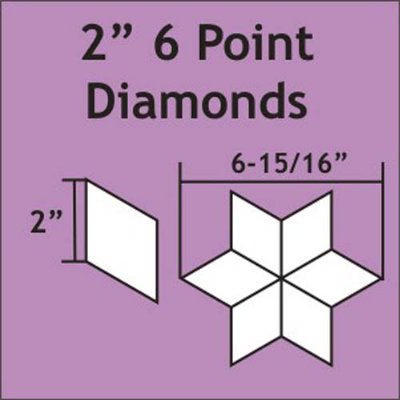 6pt Diamond 2in 75pc