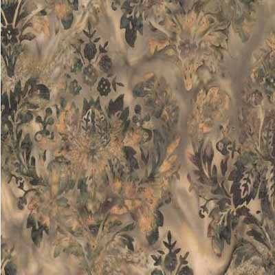 Hoffman P2049-80 Damask Taupe 45" wide fabric per yard