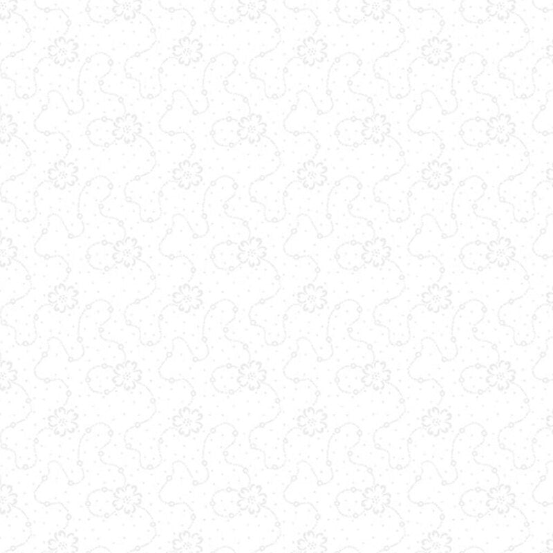 BE Calico Floral White - Classic Keepsakes