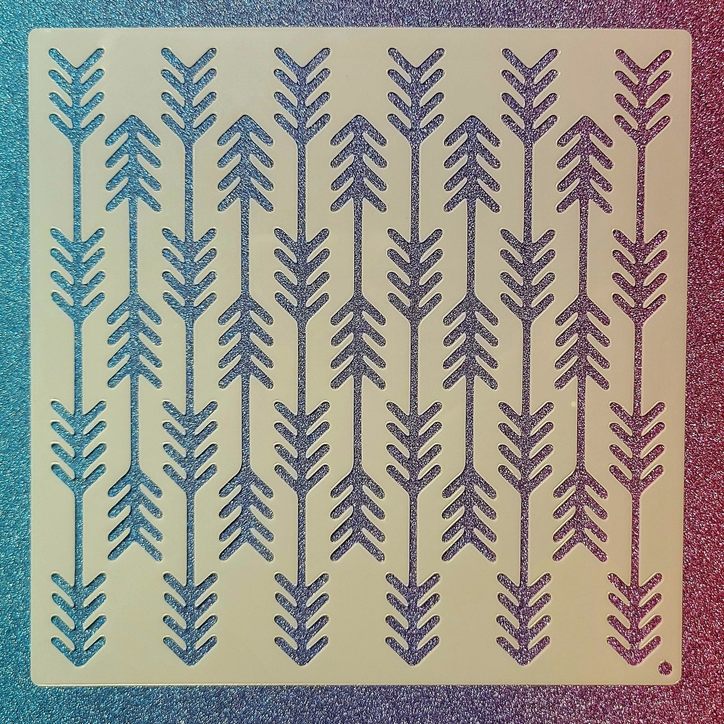 Cupids Arrow Stencil
