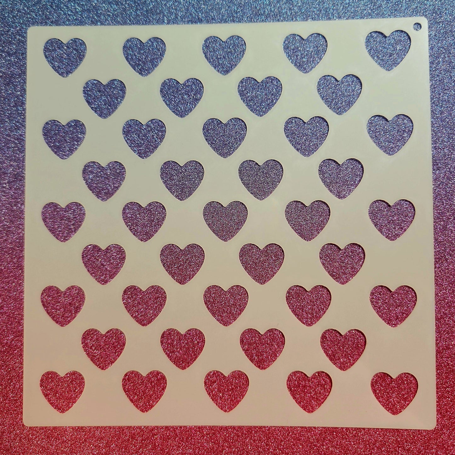 Heart Pattern Stencil