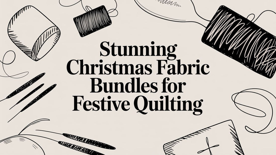 Stunning Christmas Fabric Bundles for Festive Quilting