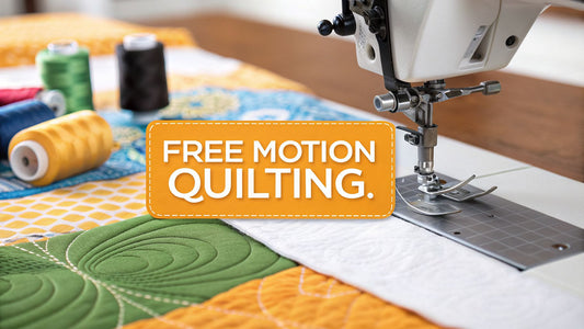 Master Free Motion Quilting On Sewing Machine Today