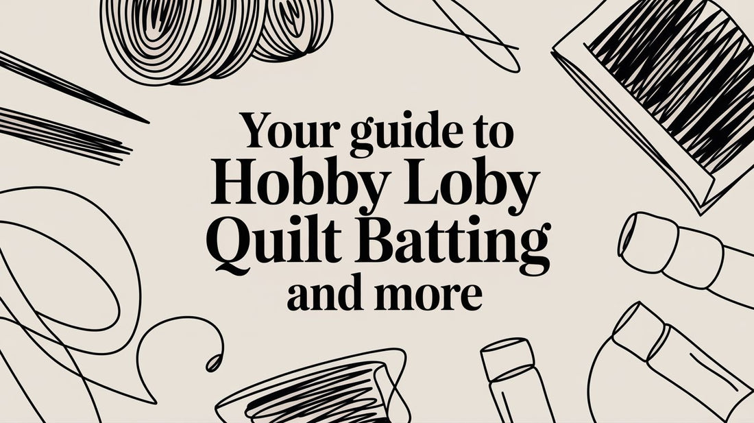 Your Guide to Hobby Lobby Quilt Batting and More