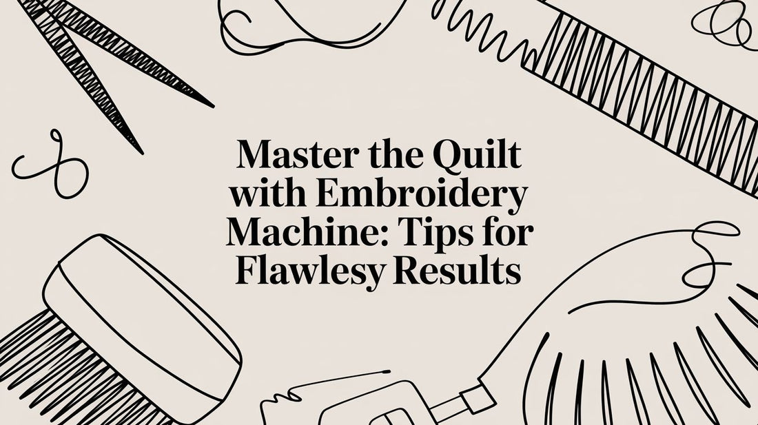 Master the quilt with embroidery machine: Tips for flawless results