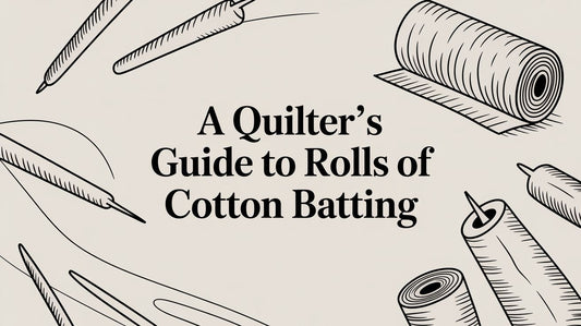 A Quilter's Guide to Rolls of Cotton Batting