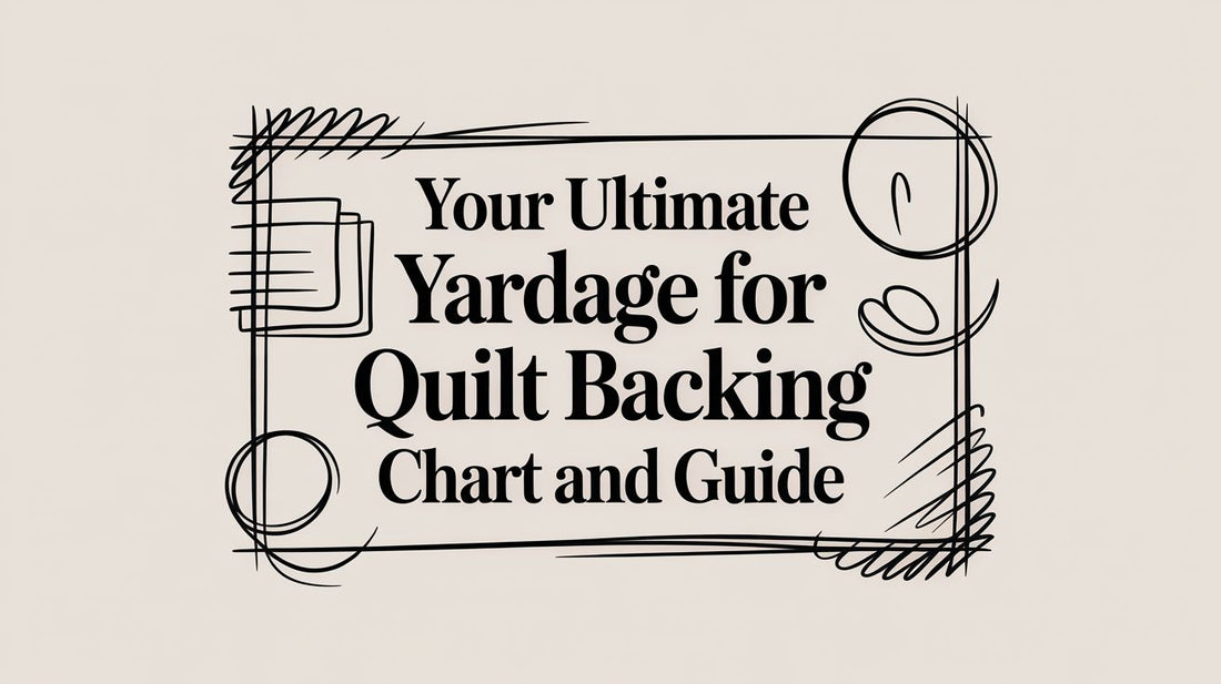 Your Ultimate Yardage for Quilt Backing Chart and Guide