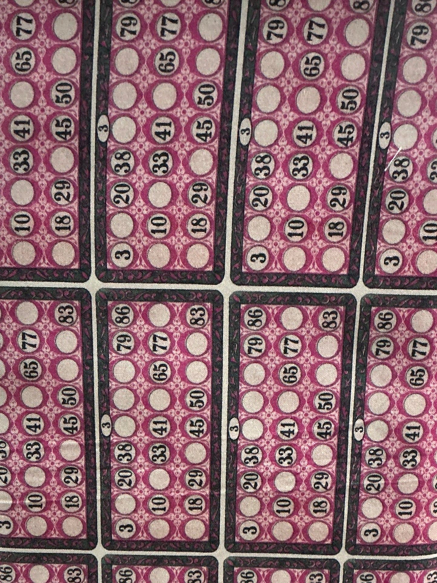 FS Pink Numbers Palette Pink PWTH216 -Tim Holtz
