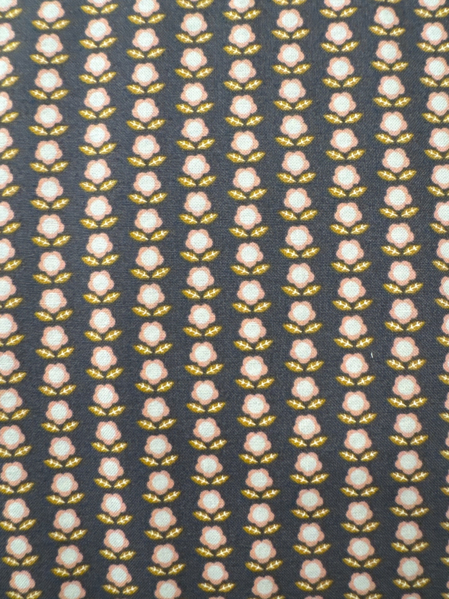 MO Birdsong Floral Stripe Grey