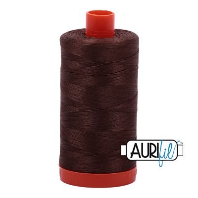 Aurifil 50wt 1300m 1285 Medium Bark
