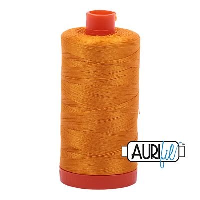 Aurifil 50wt 1300m 2145 Yellow Orange