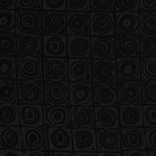 IB Squares Circles-Ink Batik