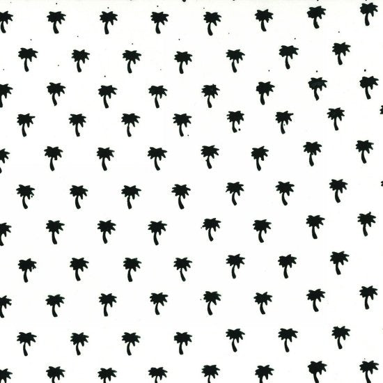 Hoffman 141-655 Palm Trees - Chalk 45" wide fabric per yard