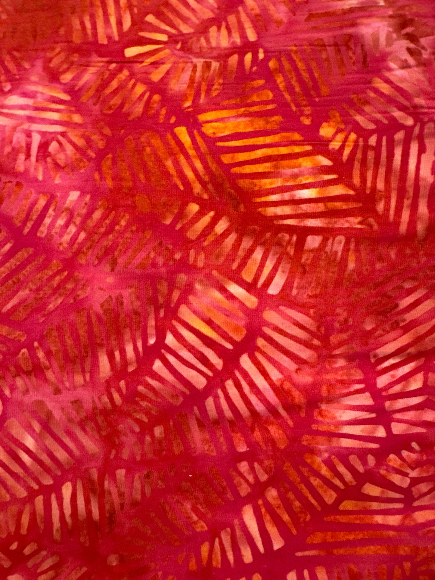 WL Palm Leaf Print Magenta