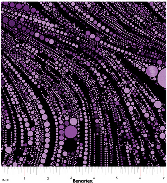 BE Cat Artistry Circled Swirl Purple