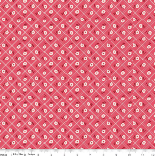 RB Berry & Sage Calico Tea Rose
