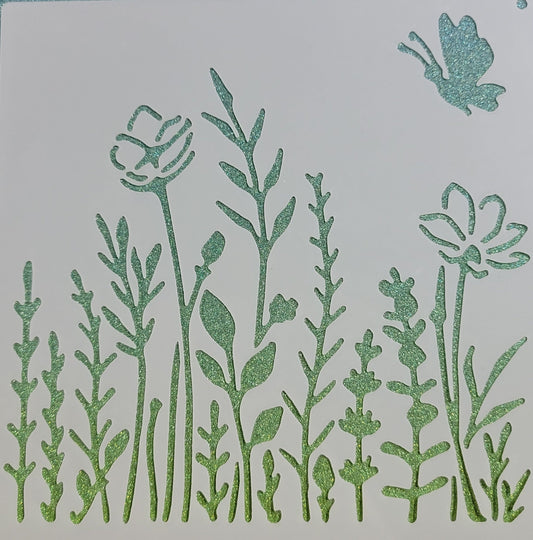Meadow Grasses Stencil