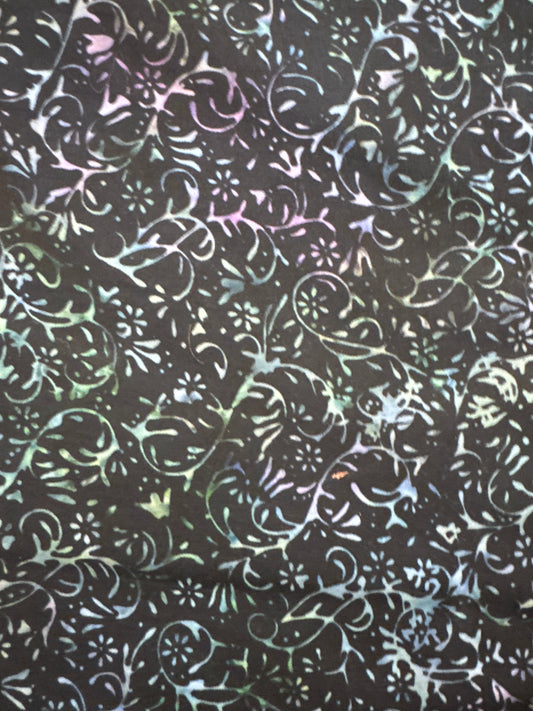HO Small Floral Design Black