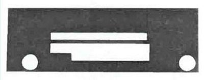 Needle Plate Singer 111W