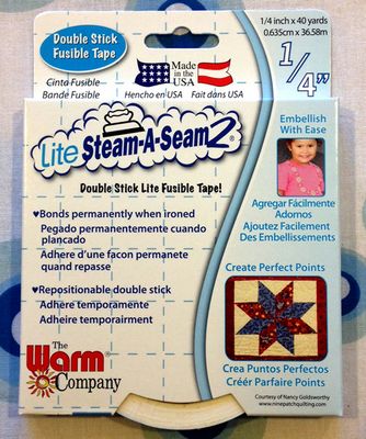 Lite Steam-A-Seam 2, 1/4 in x 40 yd