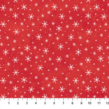NC Snowflake Red - Holly Jolly