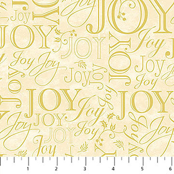 Deck The Halls Joy Blender Beige Multi 44"/45" Cotton Fabric Per Yard