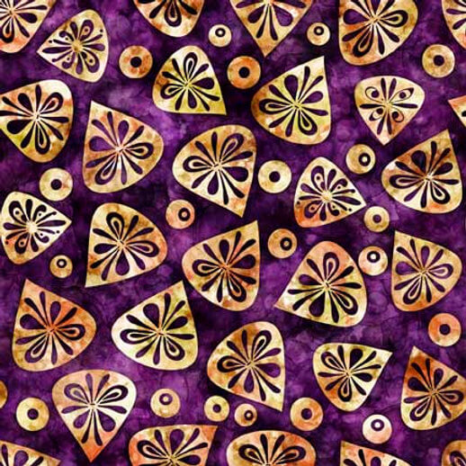 Flamenco - Geo Leaf - Violet