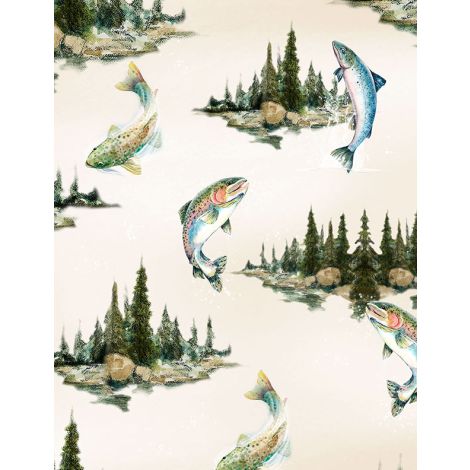 WP Lake Scenic with Fish Cream - Reeled In