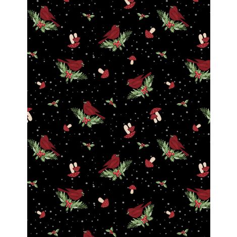 WL Cardinals Black Snowy Gnomies
