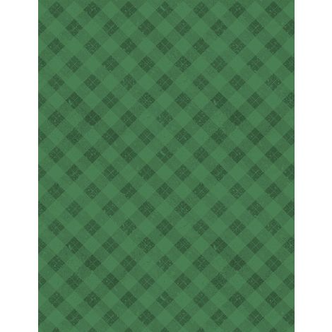 WL Plaid Green Snowy Gnomies