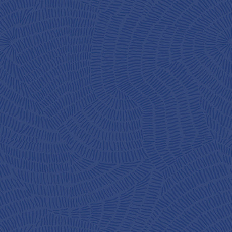Stitched Blender Navy Cotton Wideback Fabric per yard