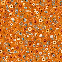 QT Ditzy Floral Pumpkin - Harvest Hollow
