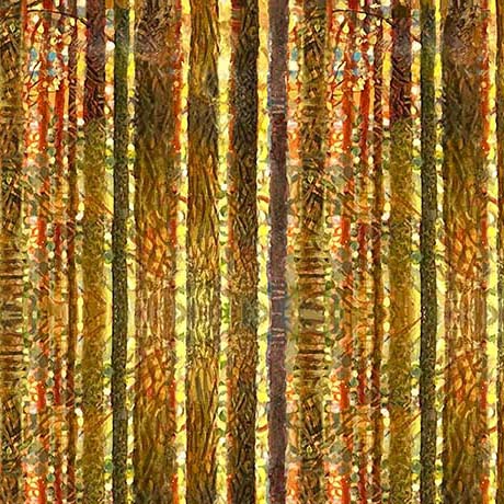 FOREST LIGHT TREE BARK STRIPE BROWN 44"/45" Fabric Per Yard